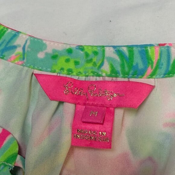 Lilly Pulitzer Carolane Dress Women’s M Resort White Pear Necessities EUC - Picture 6 of 10